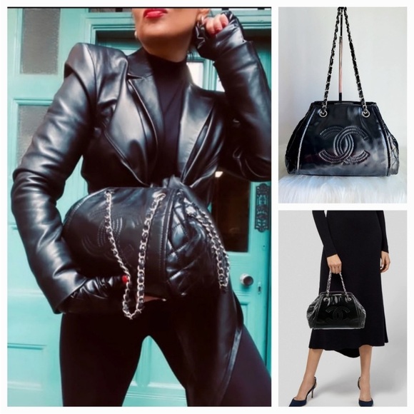 REPOSTING Authentic Chanel Cruise Line 2010-2011 Black Shoulder Bag - Picture 1 of 17